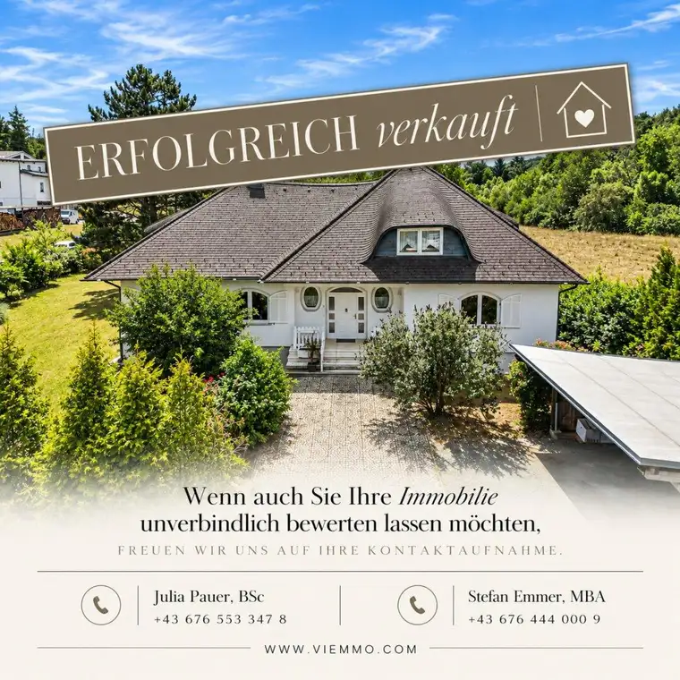 Zeitlose Architektur. Großzügige Räume. Ein Grundstück mit Parkcharakter.