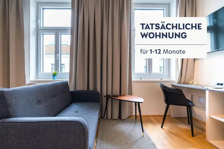Stuwerstrasse, 1BD, Washing machine, Elevator (1049206P)