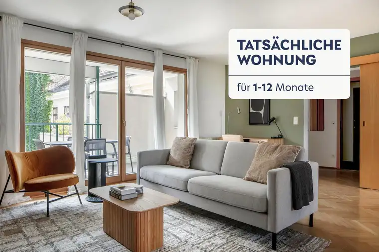 Sehr zentrale und ruhige 3 Zi Wohnung mit Freifläche und innenseitiger Lage im beliebten 6. Bezirk. (VIE316)