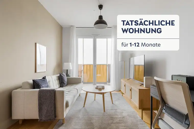 Traumblick über Wien, 27. Stock Q-Tower mit Gym, Interspar &amp; Lounges, 3 Zimmer + Balkon, U-Bahn (VIE281)