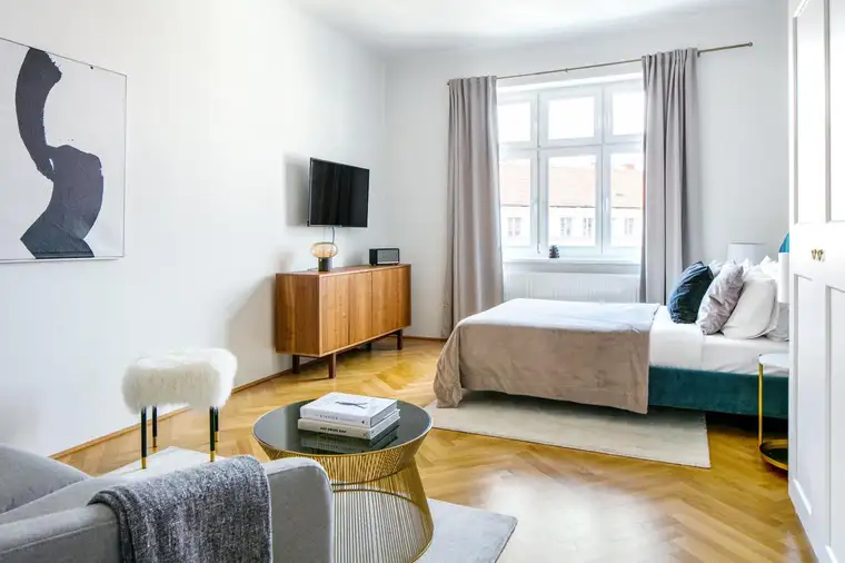 Studio mit Dachterasse beim Schwarzenbergplatz, wenige Schritte vom 1. Bezirk, beste Anbindung (VIE8)