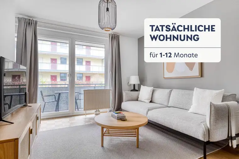 Messe Prater/WU U2 Station, 2 Zi mit Balkon in ruhige Lage(VIE250)