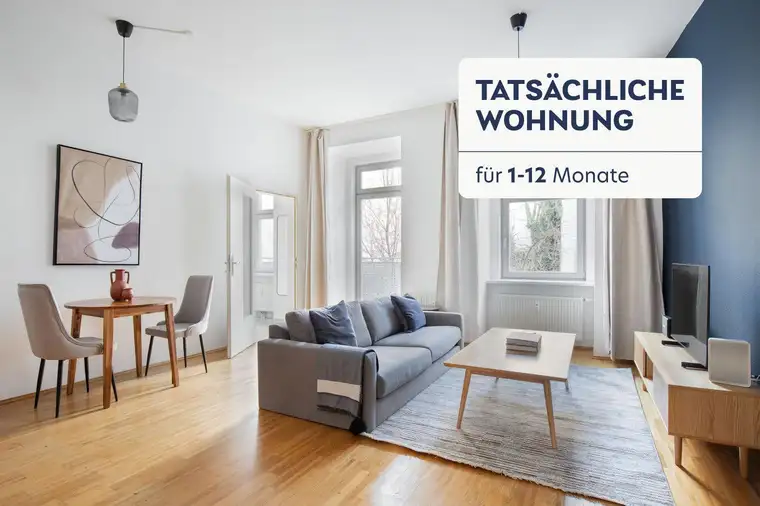 Altbau 2Zi im 9. Bezirk mit ruhiger Balkon, gute Öffentliche Anbindung in der Innen-Stadt (VIE344)
