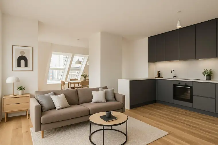 Moderne Dachgeschoss - Maisonettewohnung mit Balkon &amp; Terrasse - Erstbezug - U-Bahn Nähe!