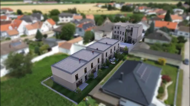Wohnen im Grünen - freifinanzierte Reihenhäuser mit Garten und Terrasse in Schattendorf - HAUS 2