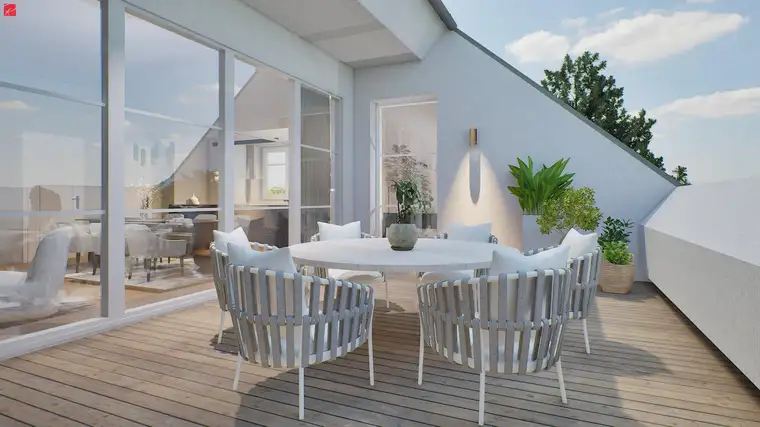 Provisionsfrei - Erstklassige Neubauwohnung mit Dachterrasse &amp; Loggia – Erstbezug!