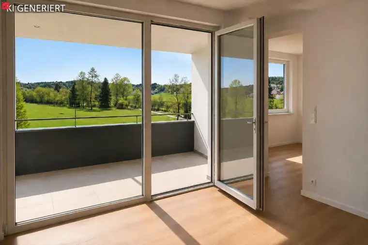 Erstbezug in Zentrumsnähe – energieeffizient mit Loggia &amp; Carport