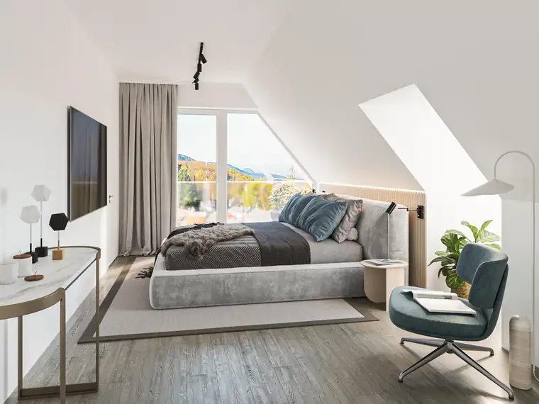 Hochklassige Dachgeschoßwohnung mit Balkon und Terrasse