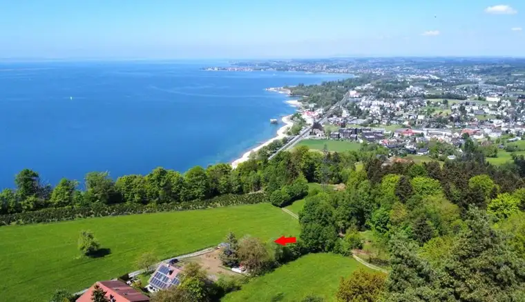 Idyllisches Grundstück mit Bodenseeblick - Pfänderhang!