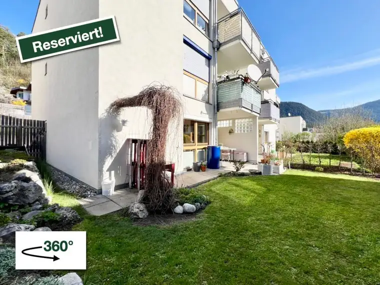 Reserviert! - Einziehen &amp; Wohlfühlen: Gepflegte Gartenwohnung in Top-Lage von Telfs