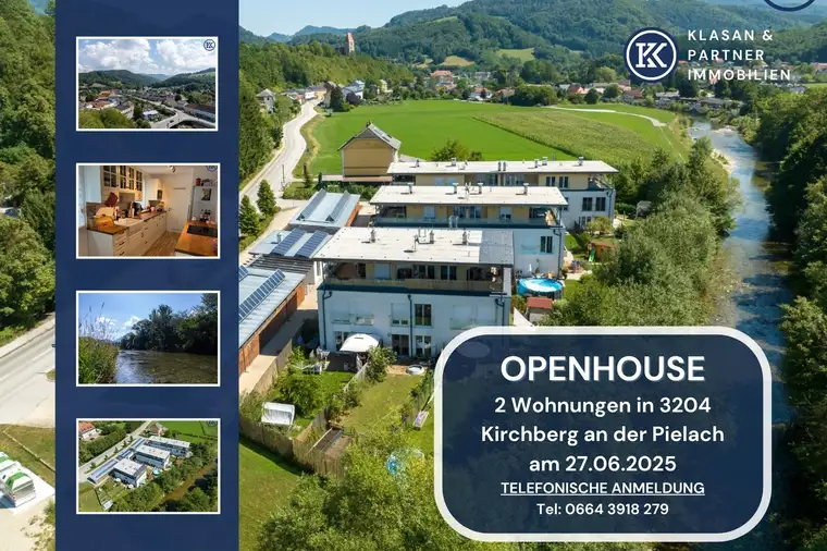 OPEN HOUSE am 27.06.2025 ab 17 Uhr!Bezug ab 01.09.2025 – „Blick zum Bach“ | Top-Immobilie
