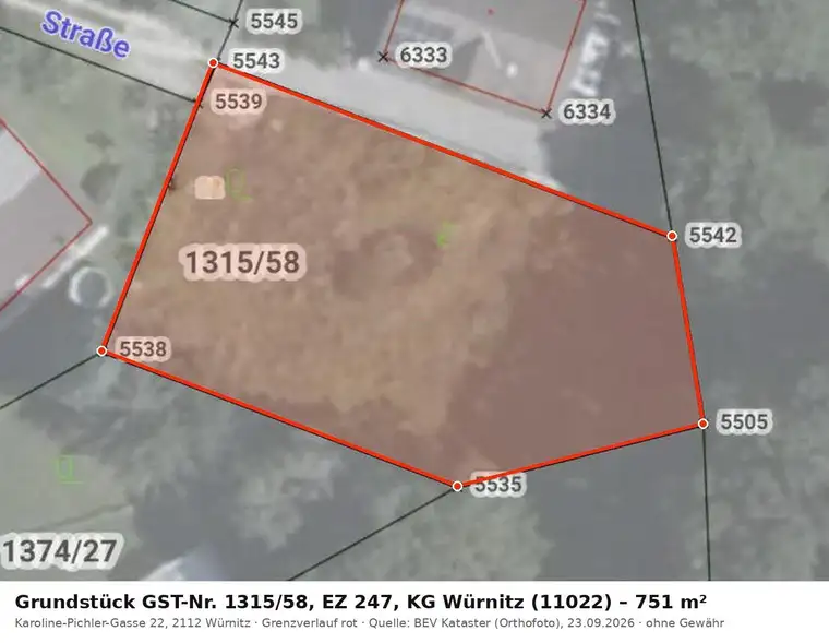 PREIS REDUZIERT: Baugrund am Waldrand, 2 Wohneinheiten möglich – 751 m², provisionsfreit