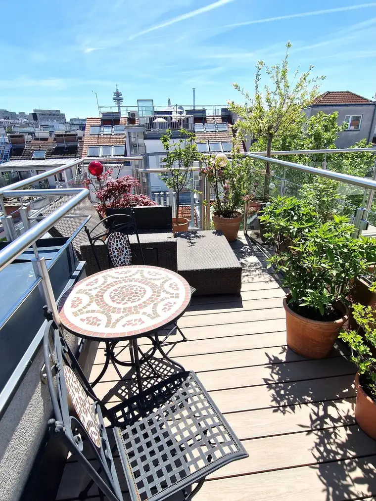 Traumhafte, helle Dachgeschoss Maisonette auf 2 Etagen mit 2 Terrassen im 3. Wiener Bezirk zum KAUF!