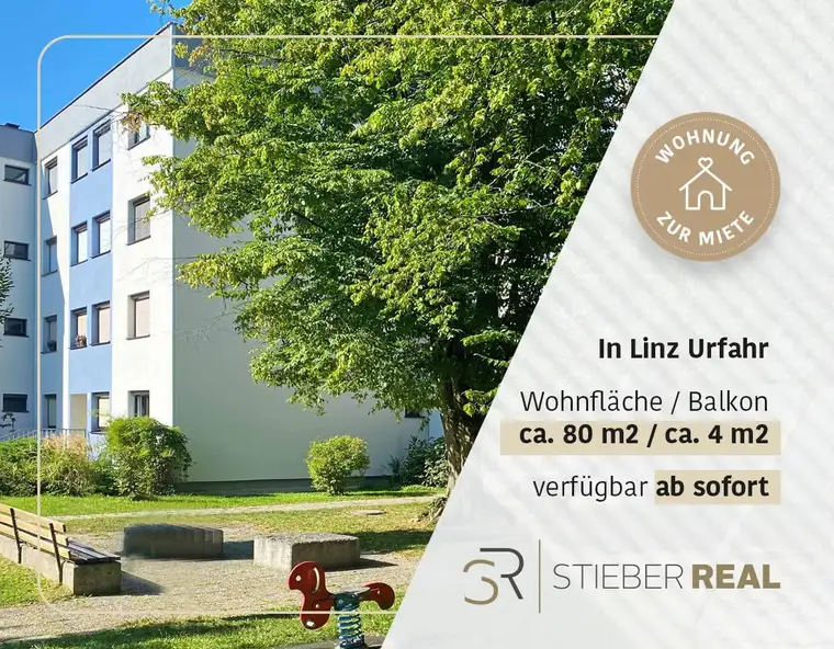 WOHNfühlen - Helle 3-Zimmer-Wohnung mit Pöstlingbergblick - Heizkosten inkludiert!