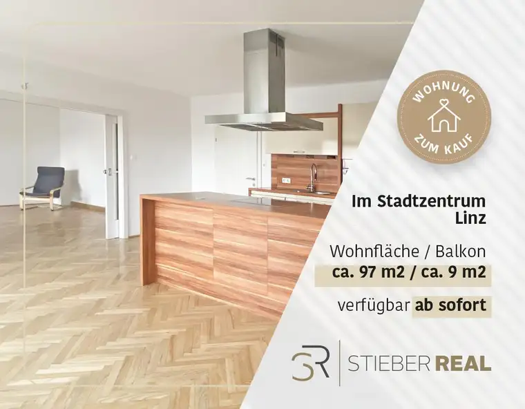 CITY-LIFE! Attraktive 3,5 Zimmer Wohnung mit Balkon