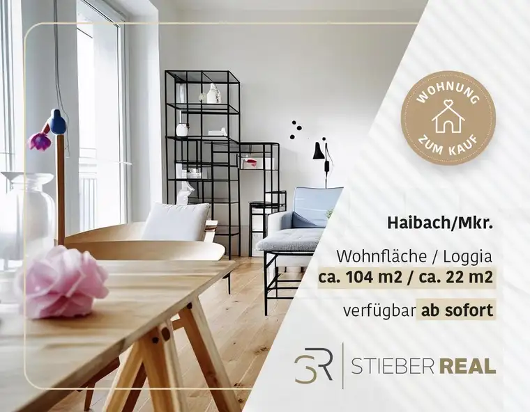 PREMIUM LIVING! 4-Raum-Wohnung mit Loggia und TG-Platz