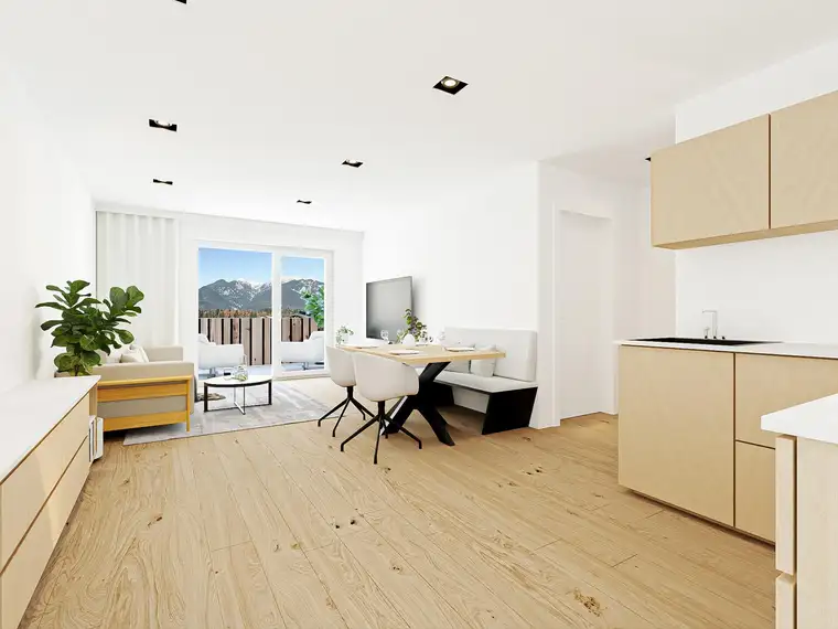 Moderne 3-Zimmer-Neubauwohnung mit großzügiger Terrasse in Oberperfuss zu kaufen! Provisionsfrei!