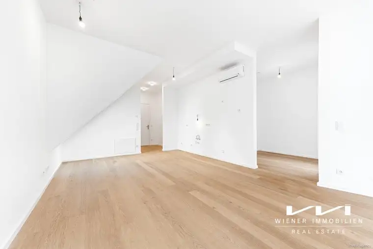 Smart Living in der Hutfabrik - erstklassik konzipierte 2-Zimmerwohnung mit 2 Freiflächen