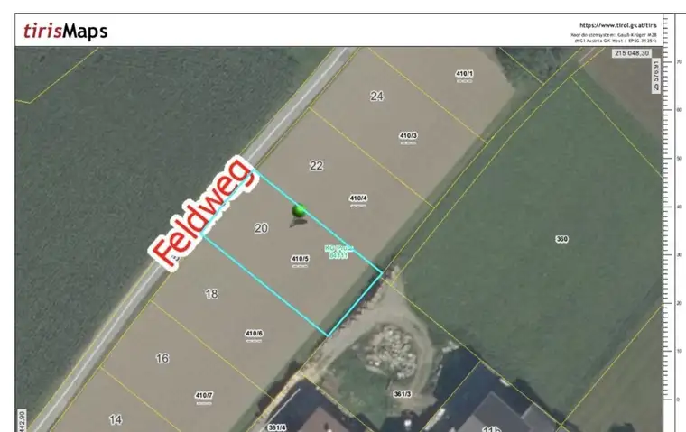 Baugrund für Ihr Eigenheim in Prutz, Tirol – 590m²