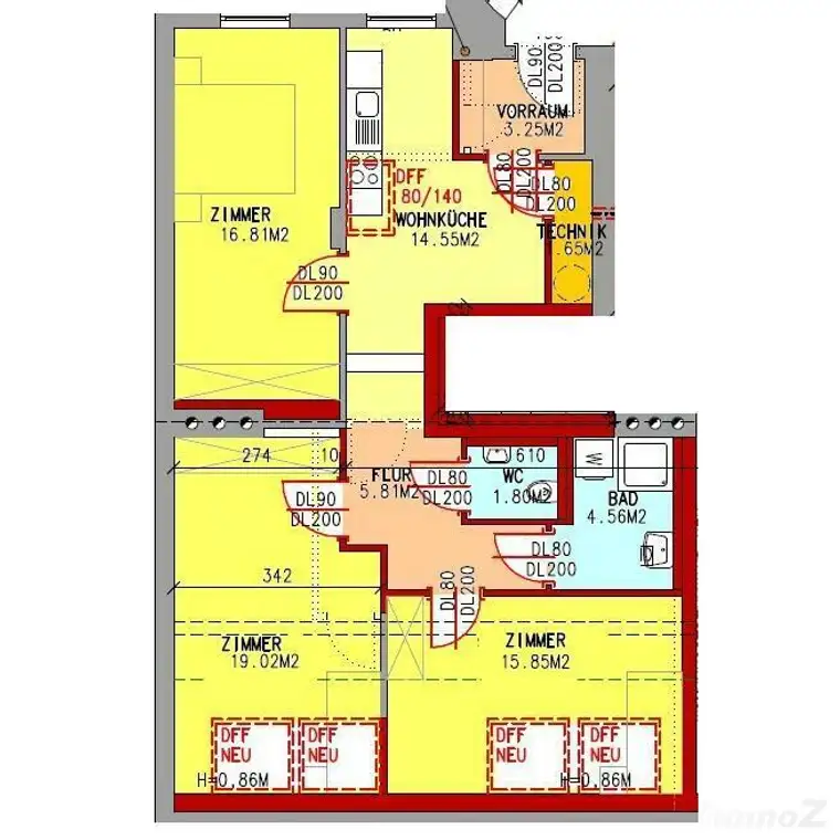 Provisionsfreie 3-Zimmer-Dachgeschoß-Wohnung in Bestlage St. Leonhard zwischen UNI und LKH zu vermieten.