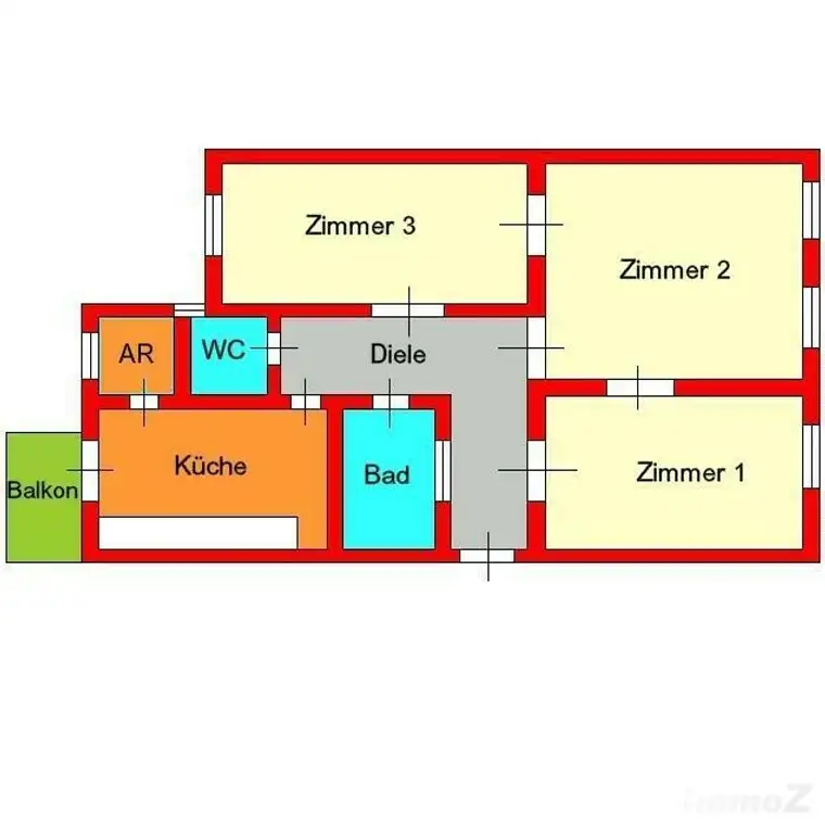 Provisionsfrei: traumhafte Altbauwohnung in ruhiger Seitengasse bei TU