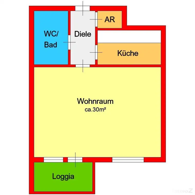 Stadtapartment mit West-Loggia und Parkmöglichkeit bei City-Park zu verkaufen!