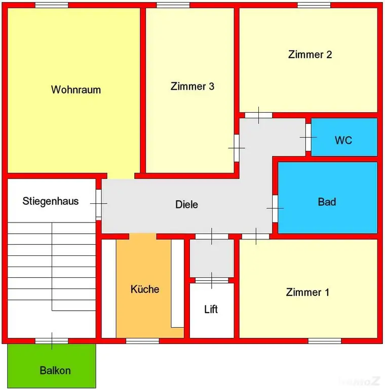 Perfekte 3er-WG mit Autostellplatz und Balkon zentral bei Dietrichsteinplatz - Münzgrabenstraße - ab sofort zu vermieten!