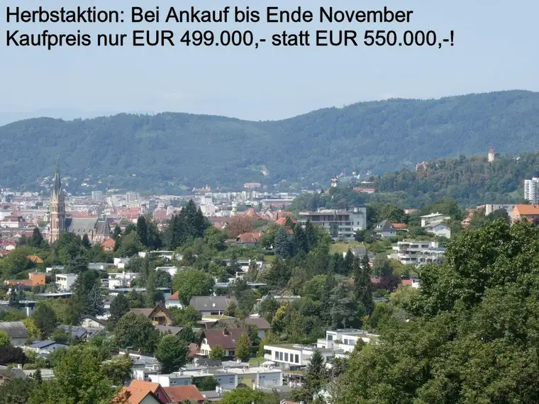 Herbst-Aktion: Maisonette-Wohnung mit Stadtblick-Terrasse in Waltendorf zu verkaufen!