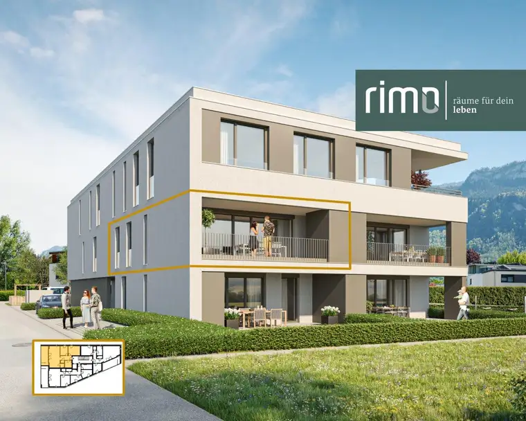 Wohnanlage in Altach | 3-Zimmerwohnung mit Terrasse - Top 04