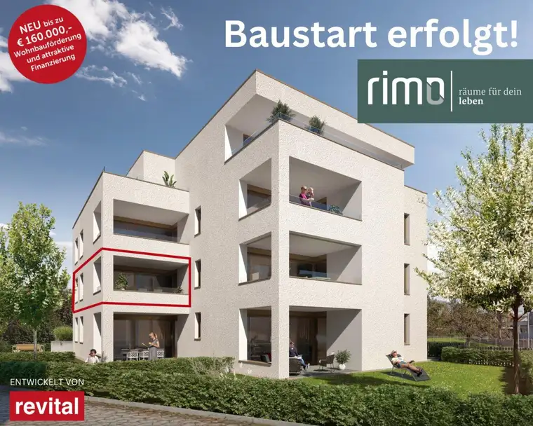 Wohnanlage "RS3" - Tolle 3-Zimmer-Terrassenwohnung - Top 3 - PROVISIONSFREI!