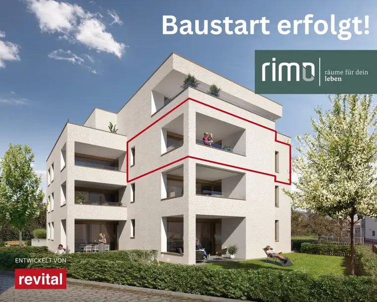 Wohnanlage "RS3" - Tolle 3-Zimmer-Terrassenwohnung - Top 7 - PROVISIONSFREI!
