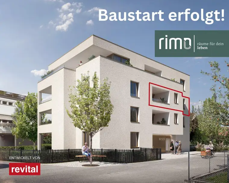 Wohnanlage "RS3" - Tolle 2-Zimmer-Terrassenwohnung - Top 8 - PROVISIONSFREI!