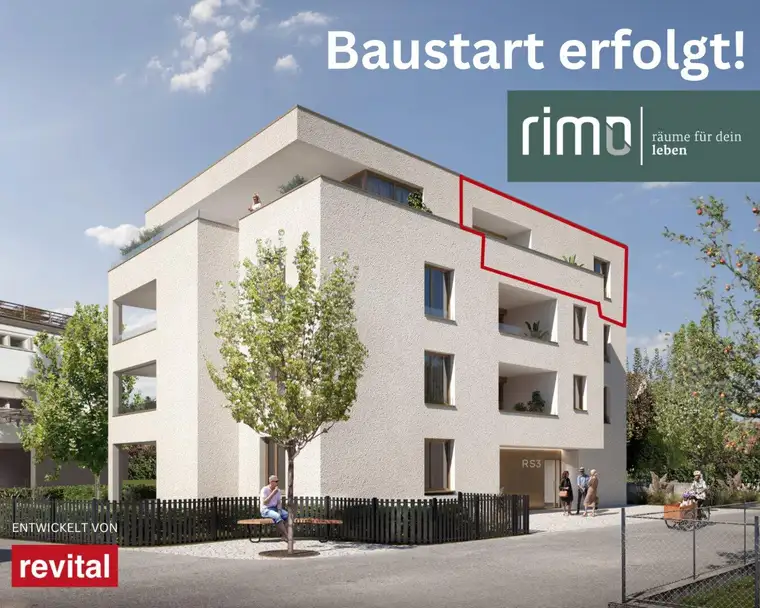 Wohnanlage "RS3" - Tolle 2-Zimmer-Dachgeschosswohnung - Top 10 - PROVISIONSFREI!