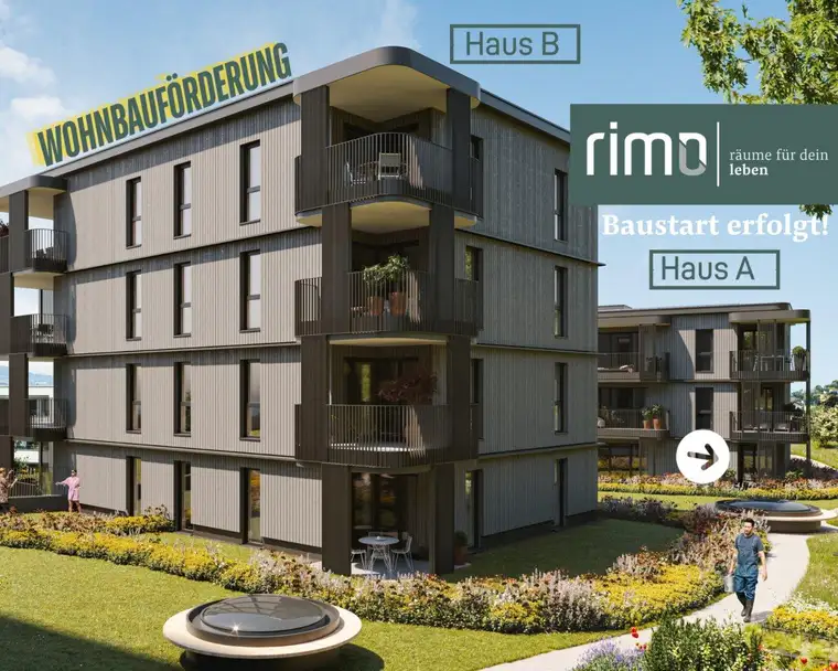 2-Zimmer-Gartenwohnung in Götzis - Top A1