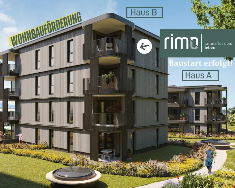 2-Zimmer-Dachgeschosswohnung in Götzis - Top B7