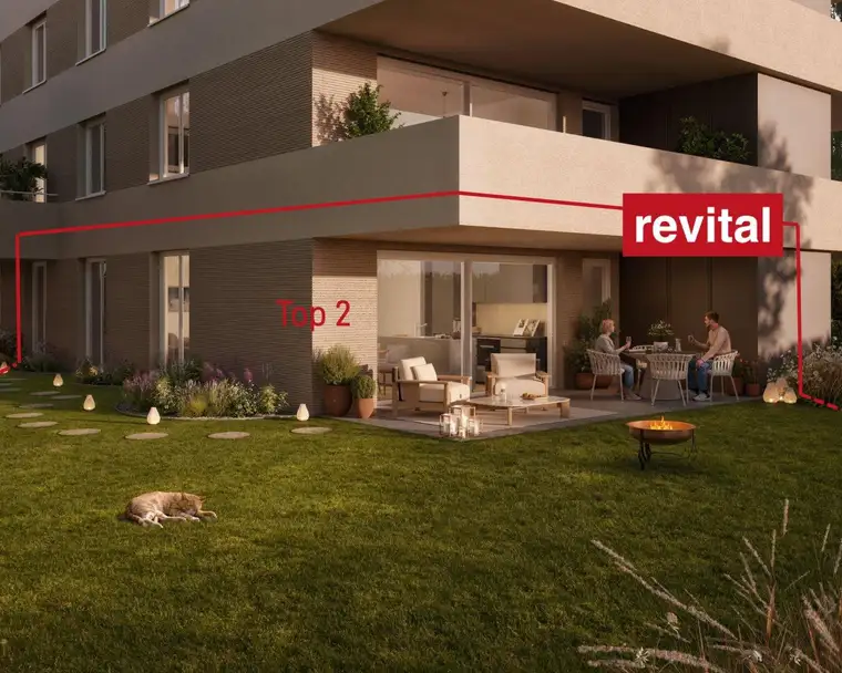 1A-Lage von Lustenau - Ruhige und Zentrale Gartenwohnung - Top 2 - Jetzt Nebenkosten sparen