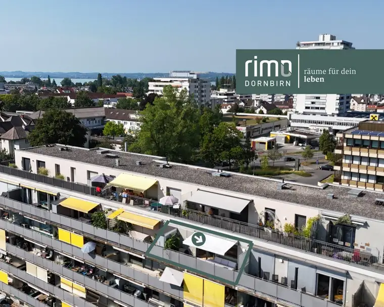 Über den Dächern von Bregenz – sonnige 3-Zimmer-Wohnung mit Aussicht und Terrasse
