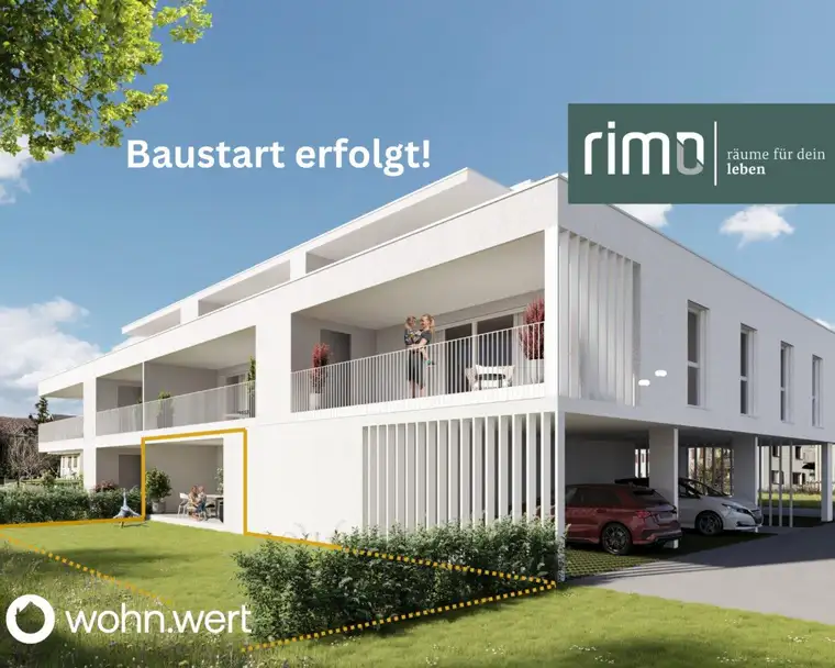 Wohnanlage "Glattenstein" - Geräumige 2-Zimmer-Gartenwohnung - Top 1