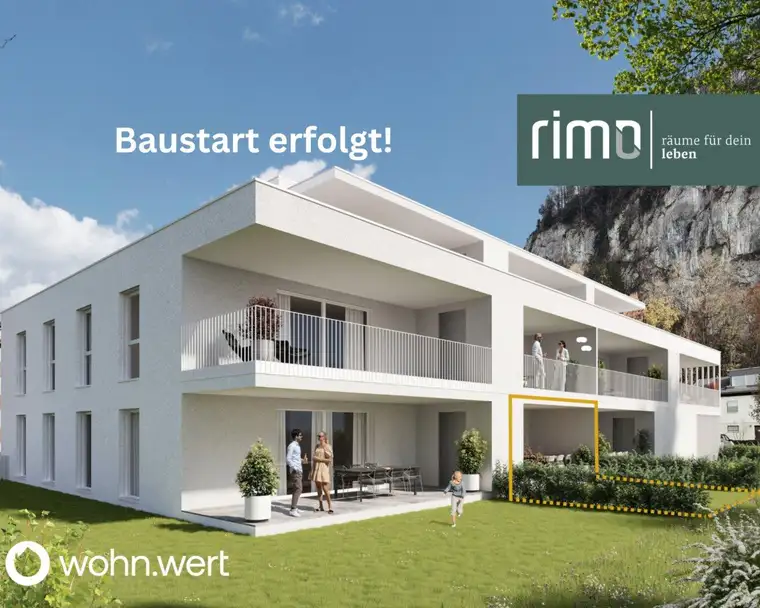Wohnanlage "Glattenstein" - Geräumige 2-Zimmer-Gartenwohnung - Top 2