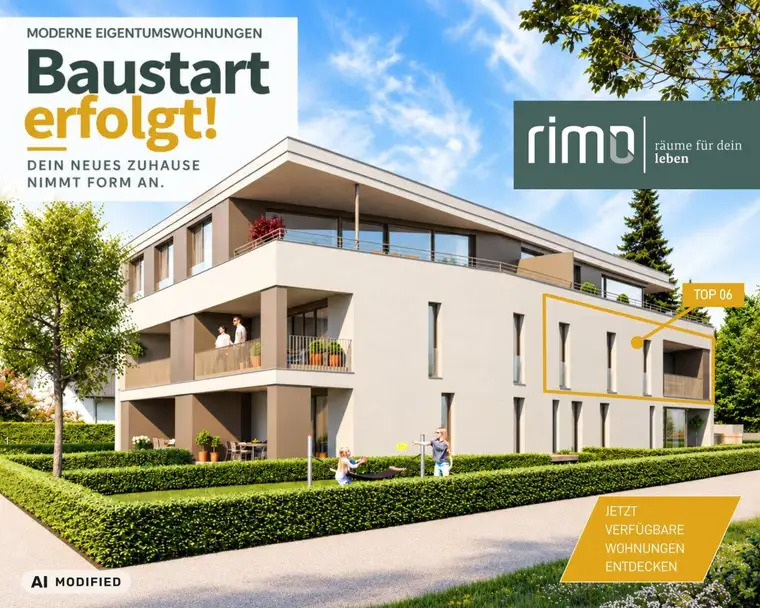2-Zimmerwohnung mit Terrasse - Top 06a