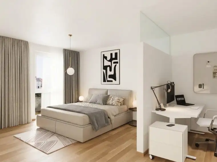 Zur Eigennutzung oder Vermietung - Perfekt aufgeteilte 2-Zimmer Wohnung mit Loggia! Fertigstellung Dezember