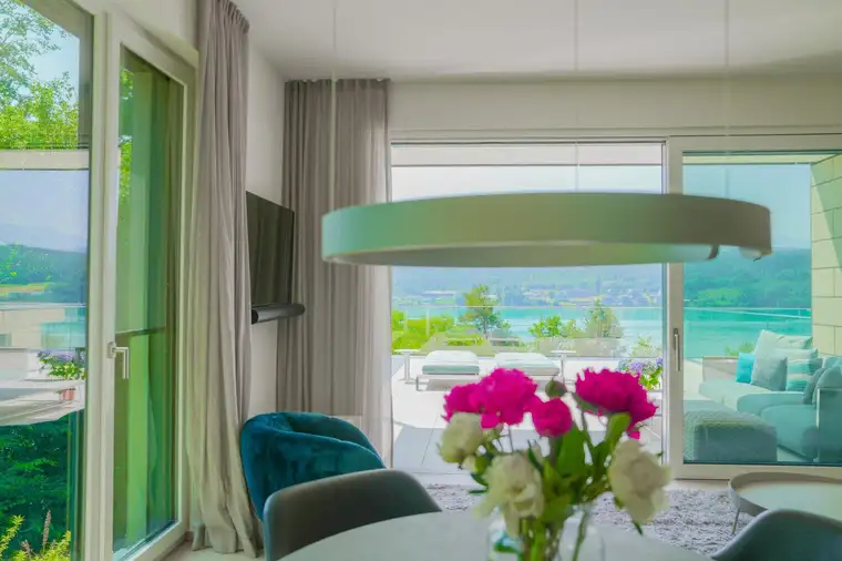 Die perfekte Ferienwohnung mit Wörtherseeblick - Seezugang - Outdoorpool - Fitness &amp; Sauna