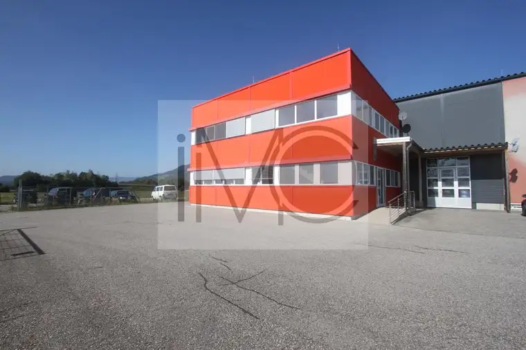 Gewerbeliegenschaft mit Lagerhalle, Auslieferungshalle und Bürotraktin Völkermarkt mit perfekter Autobahnanbindung