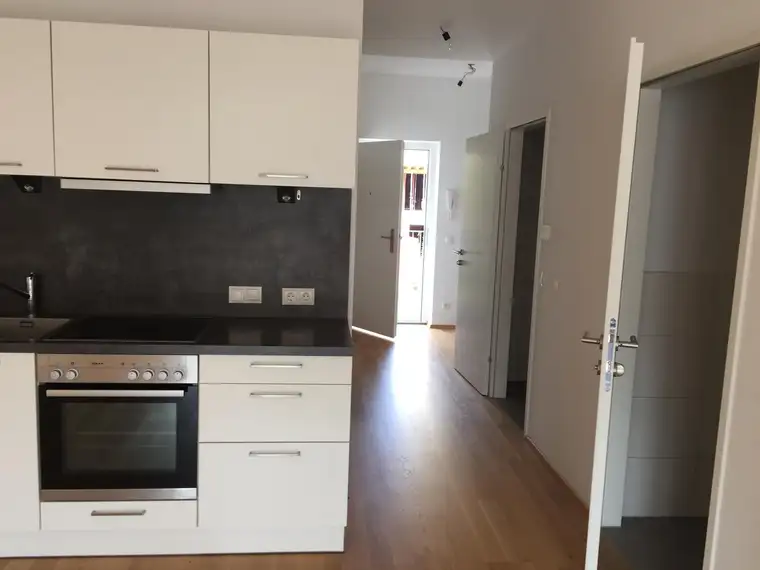 3-Zimmer-Whg mit TG, zentral im Grünen von Wels