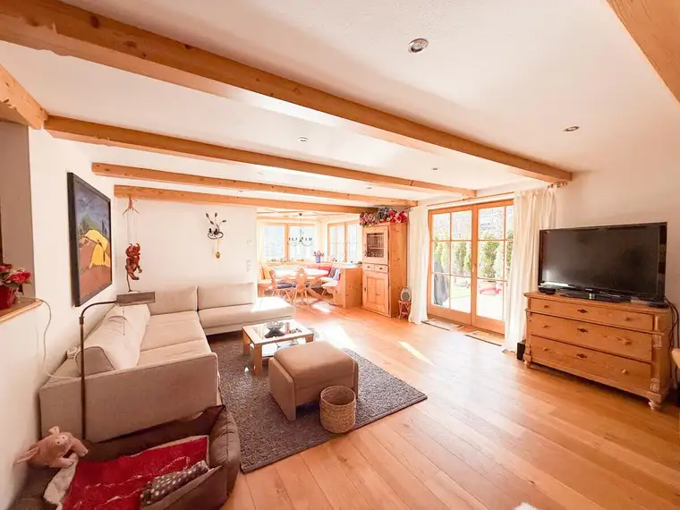 Charmante Dachgeschoßmaisonette mit Kamin in unmittelbarer Nähe zum Skilift in Jochberg