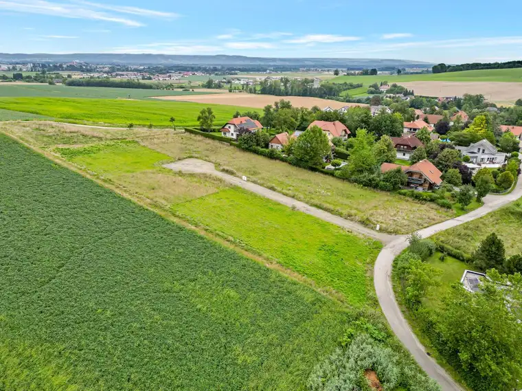 Sonniger Baugrund in der Scharten - Wohnen am Feldrand - derzeit unverbaubarer Blick - Ruhelage am Feldrand