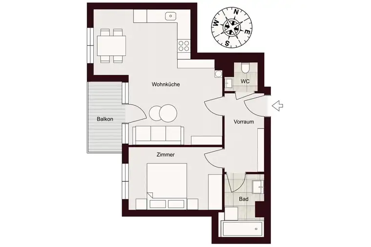 Sicheres Investment ohne Verwaltungsaufwand – vermietet, mietenpoolgesichert und in Top-Lage der Brigittenau | Augarten um die Ecke | Fußläufig U2, U4 &amp; U6