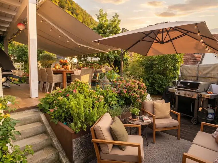 Sonniges Einfamilienhaus in ruhiger Lage mit Weitblick, Balkon, Tischlerküche, Keller &amp; Garage