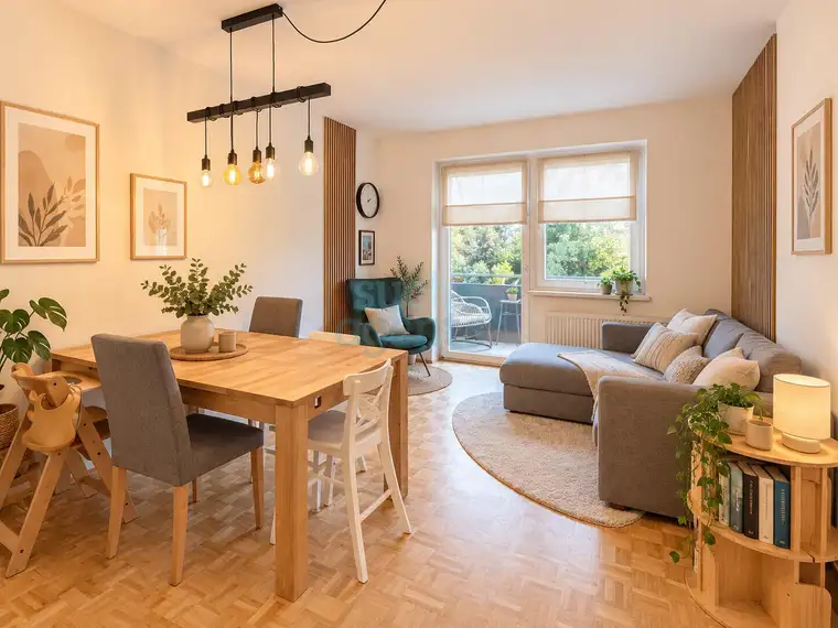 Für Familien &amp; Paare: Moderne ca. 60 m² Wohnung nur ca. 15 min von Linz