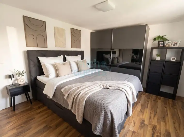 Moderne vermietete 74-m²-Wohnung mit Stellplatz und Gartenmitbenutzung